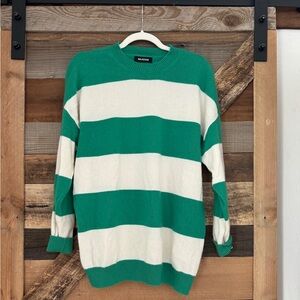 Naadam signature cashmere striped crewneck sweater